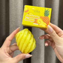 Xà Bông Tắm Trắng Body Khóm Bubble Soap 65g Le Peau - Combo 2 (1 Khóm + Tặng 1 Khóm) - XBTTBK