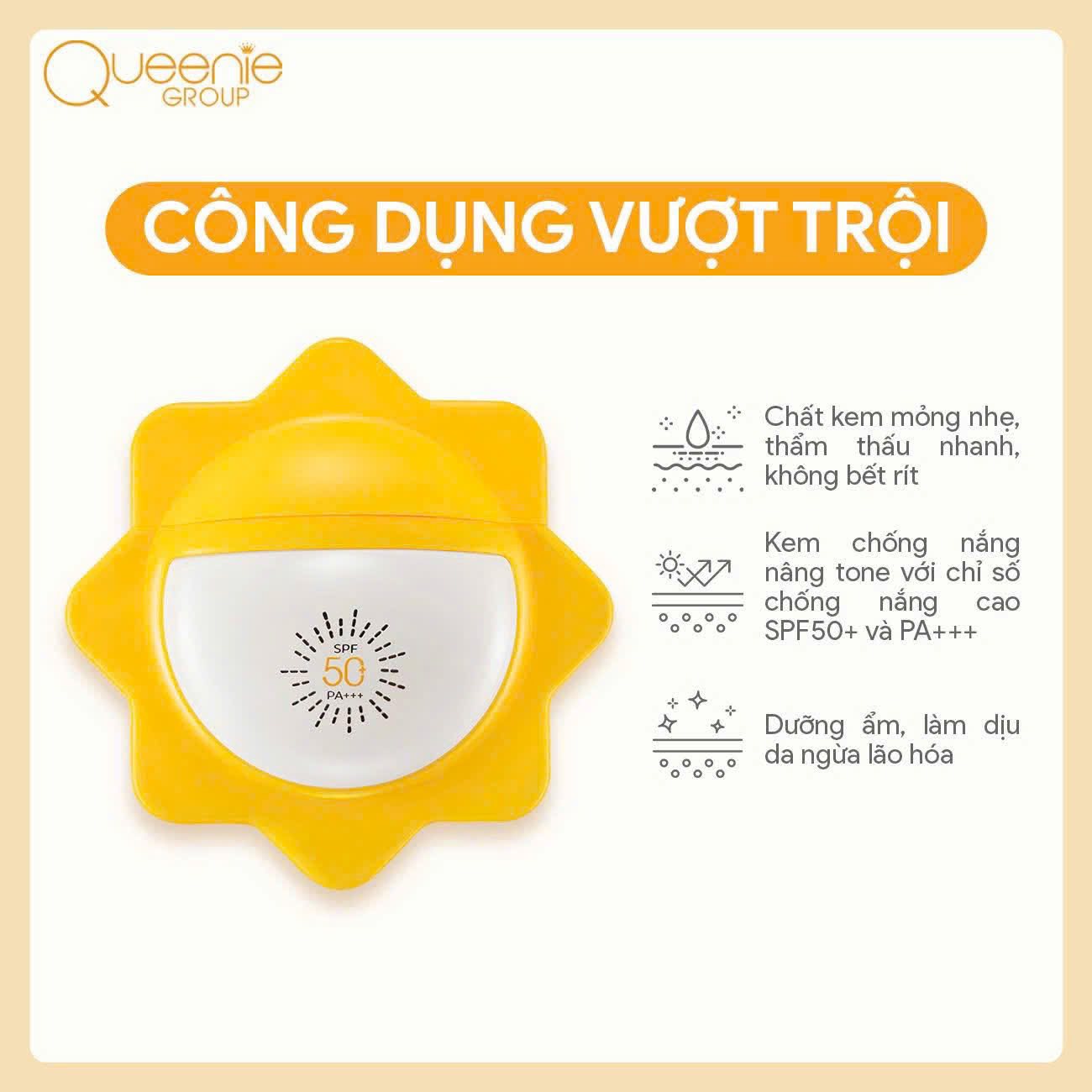 26113_497459509-3116735285142150-4982038935791230744-n_20250517130729-1.jpg Kem Chống Nắng Queenie Skin SPF50 PA+++ Dành Cho Da Hỗn Hợp Và Dầu 60g - 8938513314586
