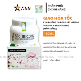 Kem Dưỡng Da Body Sắc Hương Tone Up & Brightening - Hộp Màu Trắng 130ml - KDSHMT