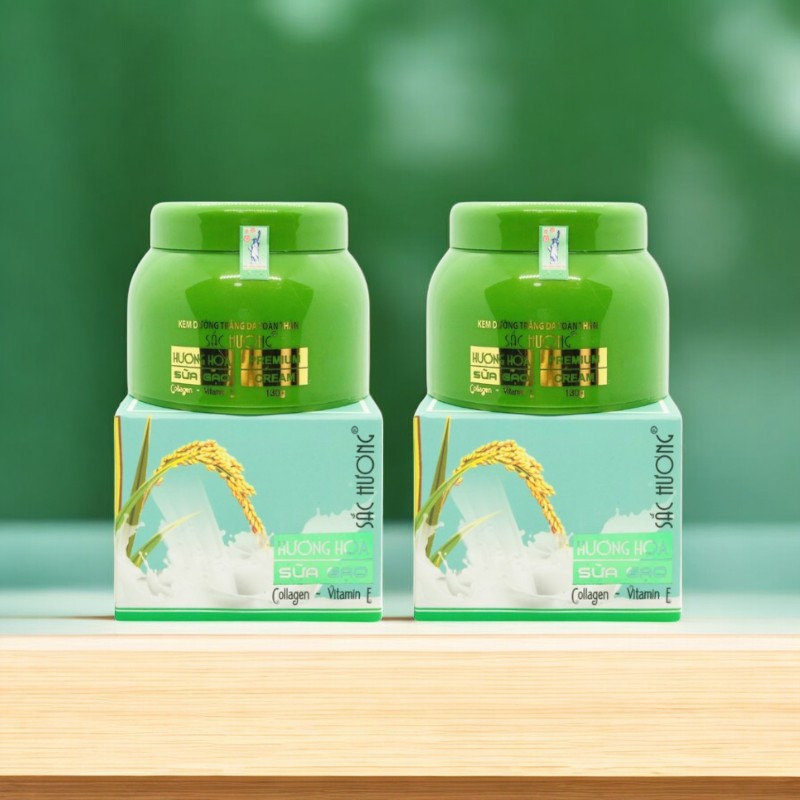 26127_image-photoroom-76_20250303190321-2.jpg Kem Dưỡng Da Body Sắc Hương Hương Hoa Sữa Gạo - Hộp Màu Xanh 130ml - KDSHMX