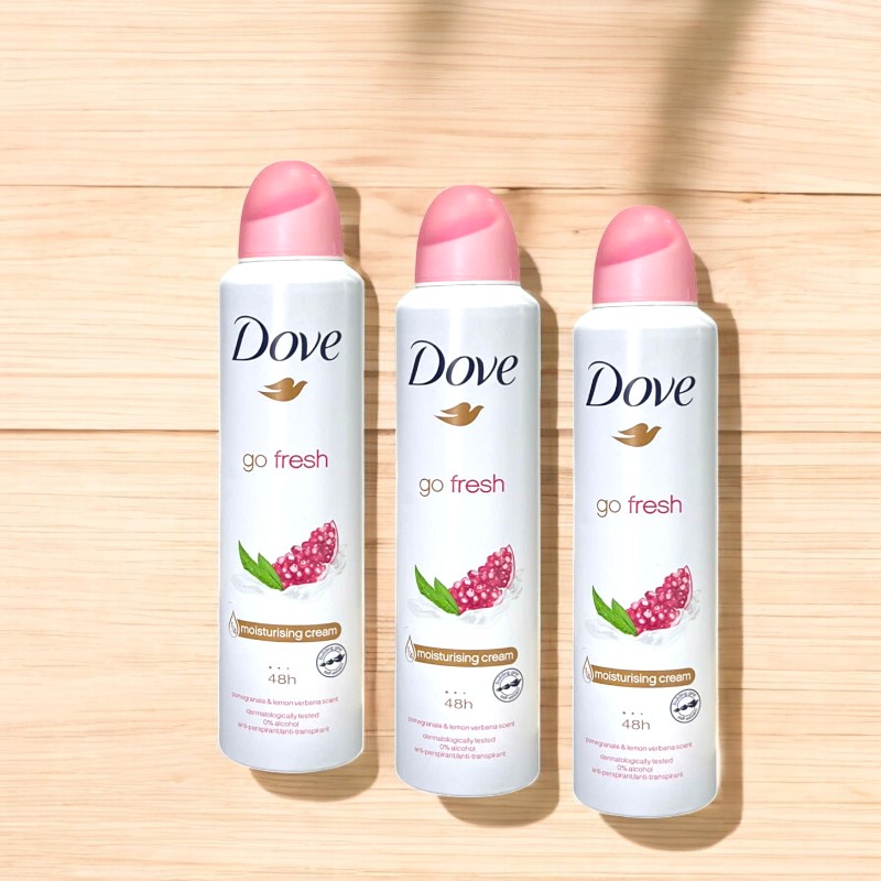 26128_z6372166592720-31dc411189a27b6b57651ff139e4e307-photoroom-1_20250304101309-2.jpg Xịt Khử Mùi Dove Hương Lựu Đỏ 250ml - Hương Thơm Ngọt Ngào Dịu Nhẹ - 8711600786257