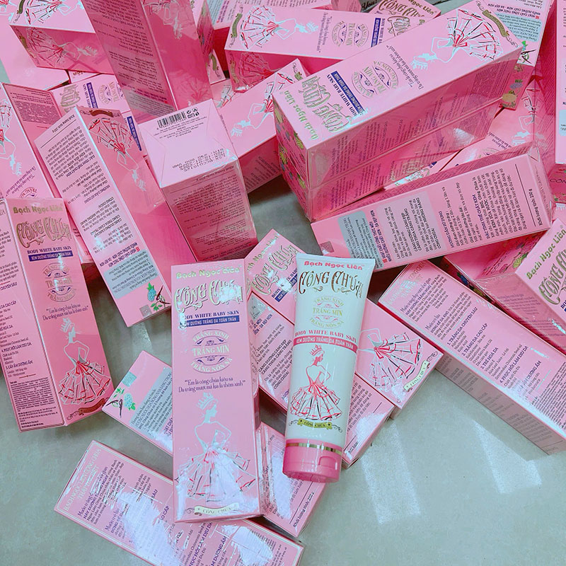 Kem Dưỡng Thể Body White Baby Skin Công Chúa Bạch Ngọc Liên 250g - Hỗ Trợ Dưỡng Sáng Da