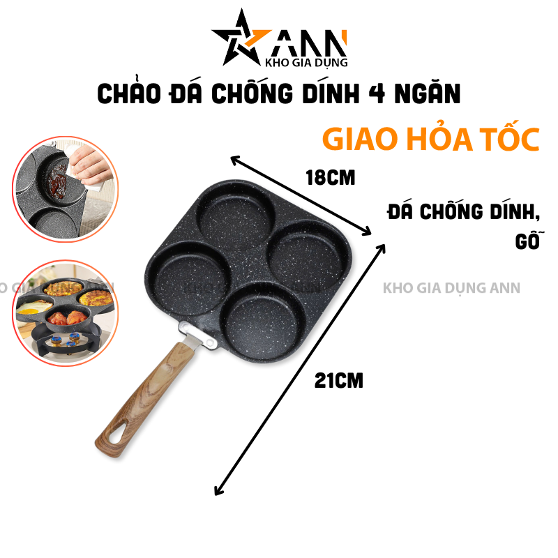26136_429_20250320121519.png Chảo 4 Ngăn Xài Được Tất Cả Loại Bếp - Chảo Đá Chống Dính Cao Cấp 21x18cm - C4NCD01