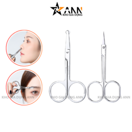 Kéo Cắt Tỉa Lông Mày Lông Mũi Mini - Inox Cao Cấp 9x4cm - KCTLM01