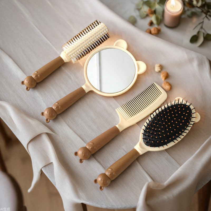 26185_7_20250330153953-1.png Set 4 Lược Gương Trang Điểm Cầm Tay Siêu Xinh - LGTD01