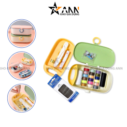 Bộ Kim Chỉ May Vá Đa Năng - Hộp Kim Chỉ Khâu 38 Món Kèm Hộp Đựng Thông Minh - HKC38