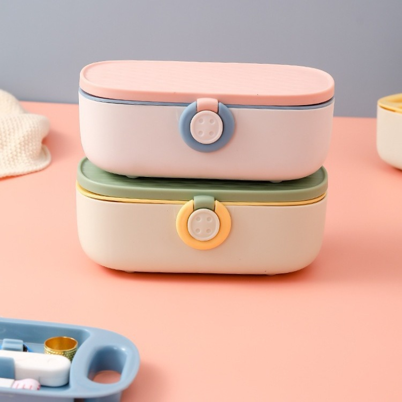 Bộ Kim Chỉ May Vá Đa Năng - Hộp Kim Chỉ Khâu 38 Món Kèm Hộp Đựng Thông Minh