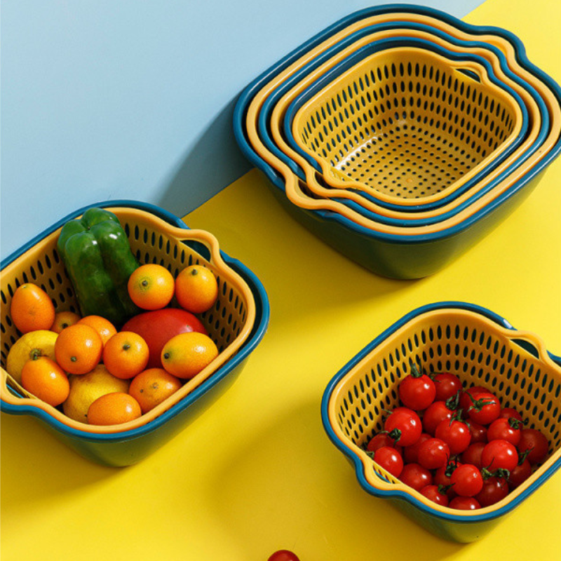 26198_9_20250401111352-1.png Bộ Rổ 6 Món Kèm Chậu Chất Liệu Nhựa Cao Cấp - Bộ Thau Rổ Đựng Rau Củ Quả 25x25x10cm, 21x21x8cm, 17x17x7cm - RCDRC01