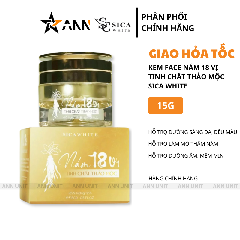 26225_9_20250404154525-1.png Kem Face Nám 18 Vị Tinh Chất Thảo Mộc Sica White 15g - 893622110570