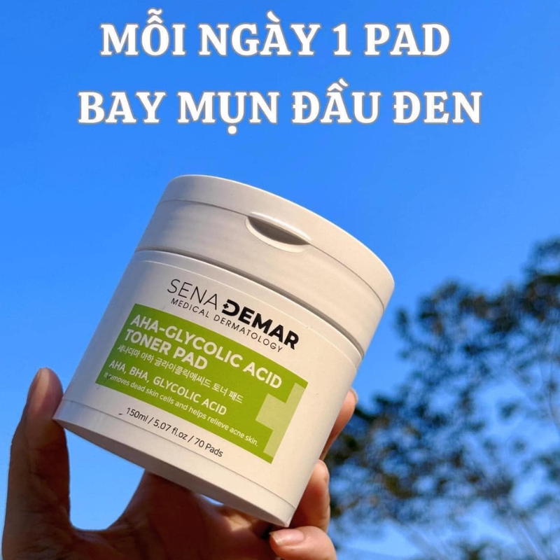 26270_6_20250417185614-2.png Toner Pad Aha Tẩy Tế Bào Chết Sena Demar Chính Hãng 150ml - 8809136714230