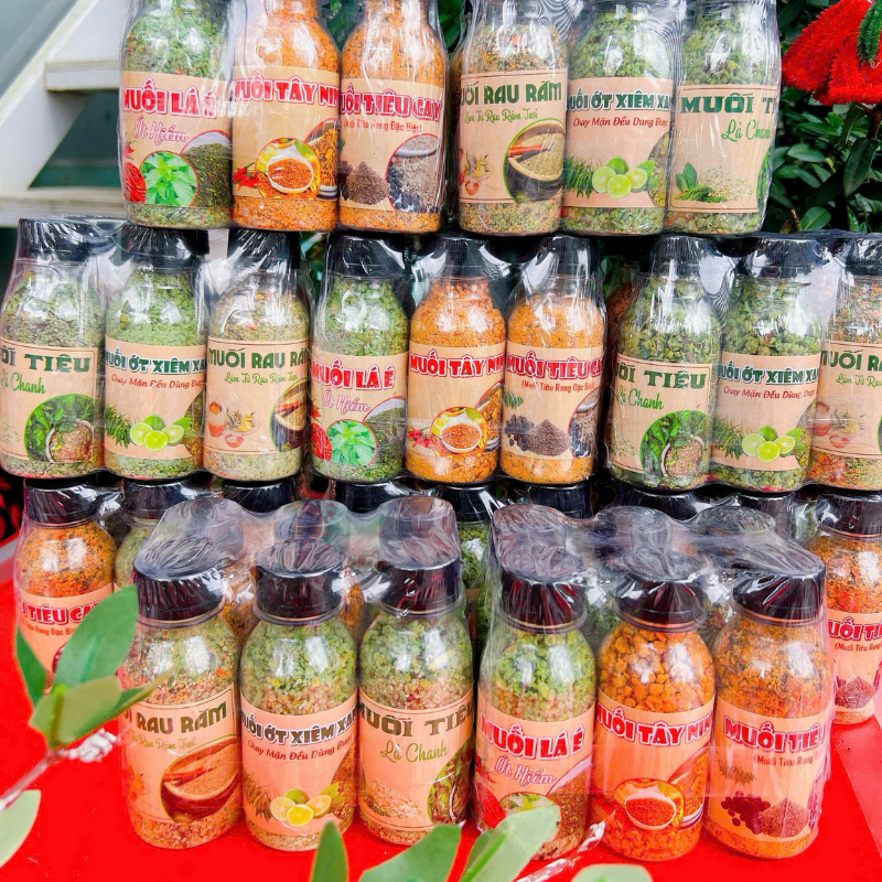 26330_6_20250425112217.png Set 6 Hũ Muối Lục Vị - Hủ Muối Thơm Ngon Hũ/100g - S6HMLVH600G