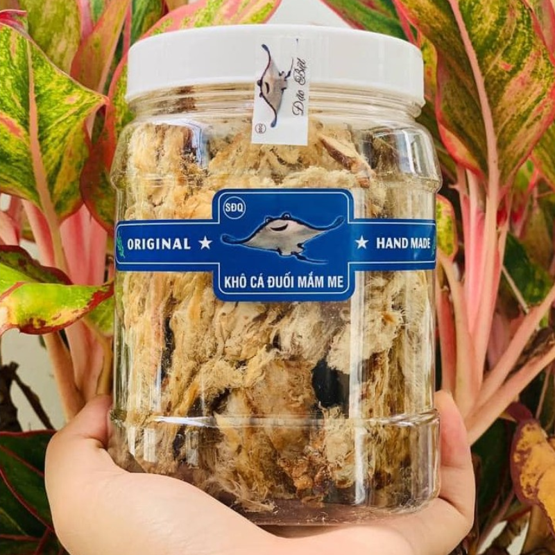 Kho sỉ khô Cá Đuối Chấm Mắm Me Thơm Ngon Hộp 250g