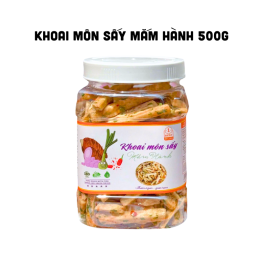 Khoai Môn Sấy Mắm Hành Thơm Ngon Hộp 500g - KMSMHH500G