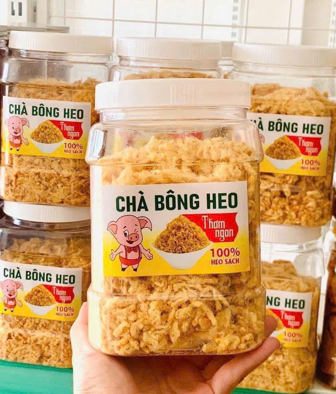 Sỉ chà Bông Heo Xù 500g Thơm Ngon