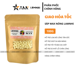 Sáp Wax Nóng Triệt Lông Lamnhi 100g - Hỗ Trợ Loại Bỏ Lông Giúp Da Mịn Màn - SWLLM150G