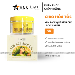 Kem Face Kem Quê Bích Chi Lachi Cheese Mini 5g - Hỗ Trợ Cấp Ẩm Dưỡng Sáng Da - 8936206760450