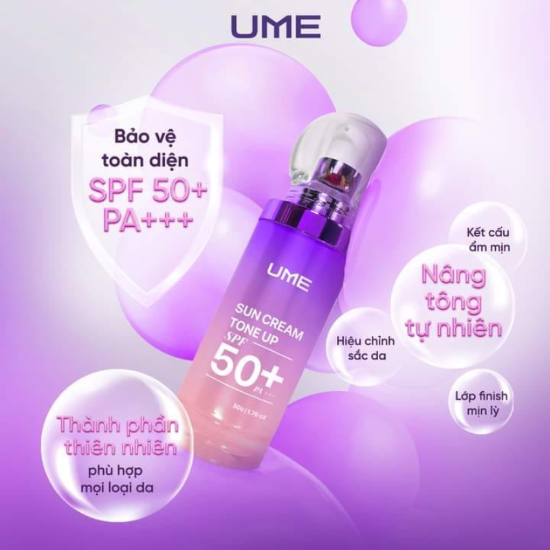 Kem Chống Nắng Ume 50g - Tặng Kèm Kem Dưỡng Ẩm 20g