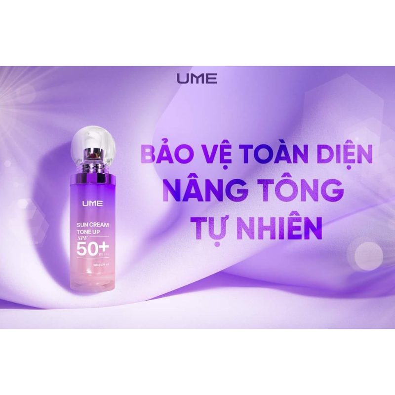 Kem Chống Nắng Ume 50g - Tặng Kèm Kem Dưỡng Ẩm 20g