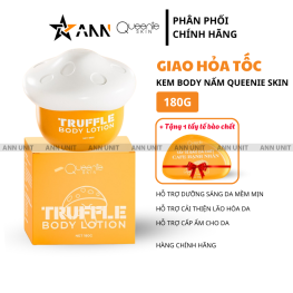 Kem Body Nấm Queenie Skin 180g - Tặng 1 Tẩy Tế Bào Chết Queenie Skin 50g - 8938563421029