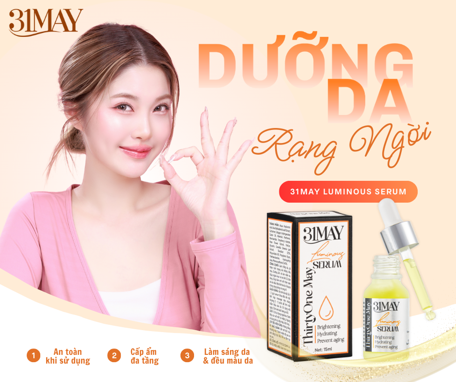 26548_7_20250820224157-7.png Serum Dưỡng Sáng Da Đều Màu 31May Luminous 15ml - Tinh Chất Dưỡng Thirty One May - 8938562528054