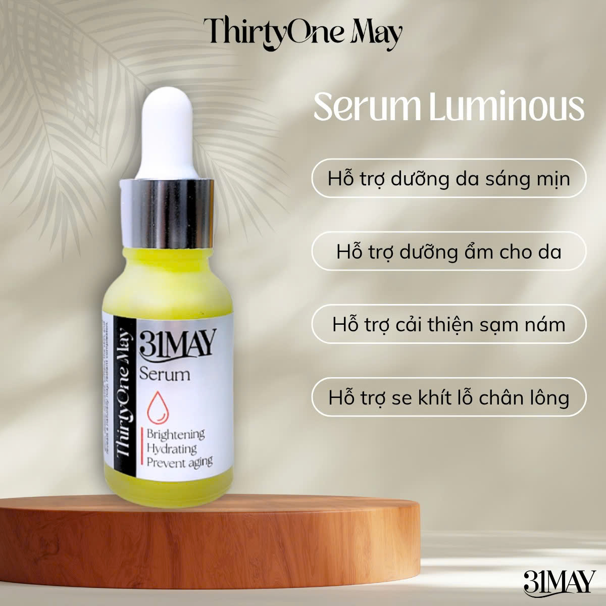 26548_z6883468918246-b14d89e36cc3c11d76d7d28c3c4259f4_20250810215358-7.jpg Serum Dưỡng Sáng Da Đều Màu 31May Luminous 15ml - Tinh Chất Dưỡng Thirty One May - 8938562528054