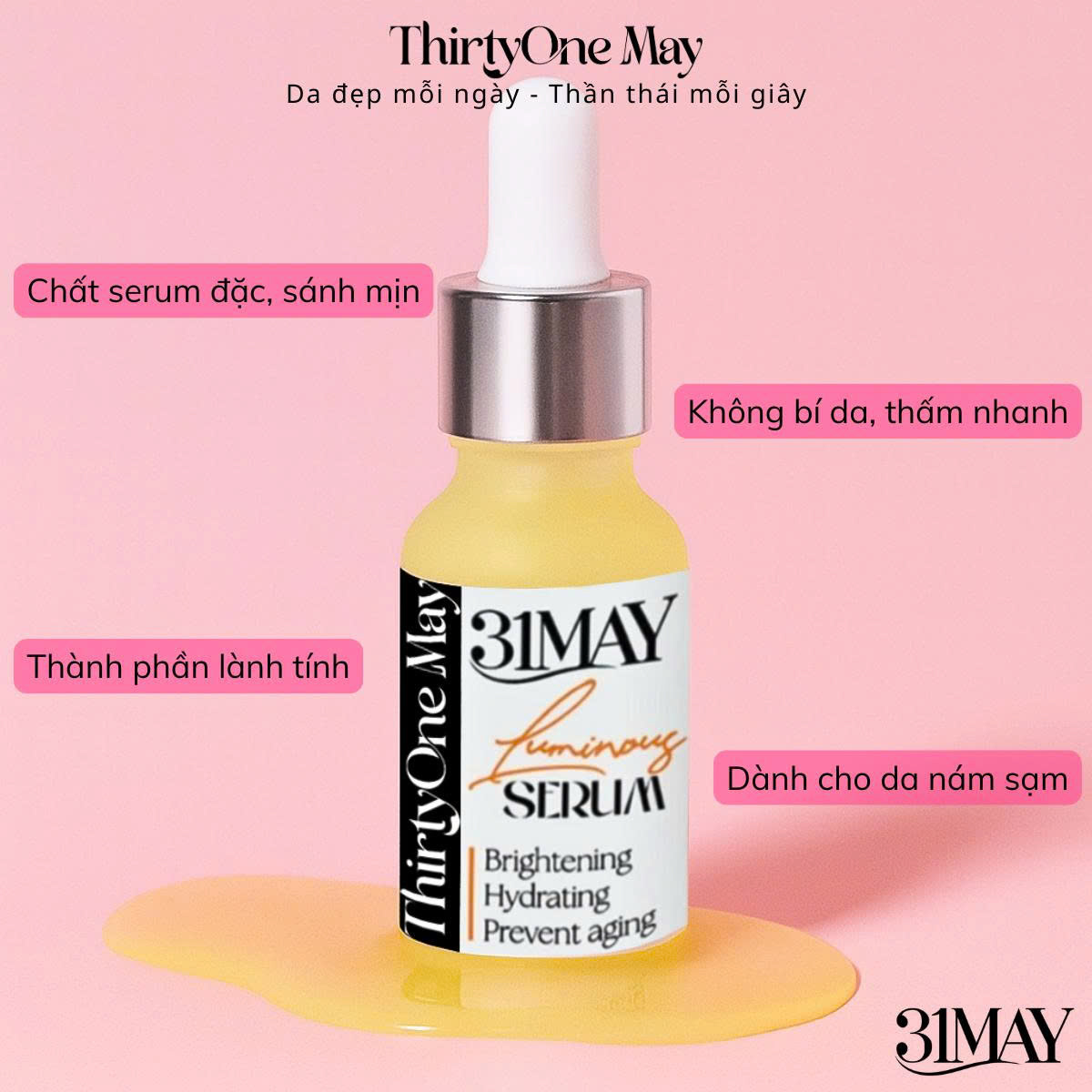 26548_z6923462486863-de022e78bf21d46879886acfad461512_20250820224617-6.jpg Serum Dưỡng Sáng Da Đều Màu 31May Luminous 15ml - Tinh Chất Dưỡng Thirty One May - 8938562528054