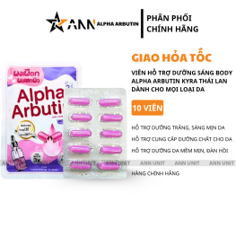Túi Viên Bột Kích Trắng Body Alpha Arbutin 3 Plus+ Thái Lan Màu Tím - TUIVIENKICHTIM