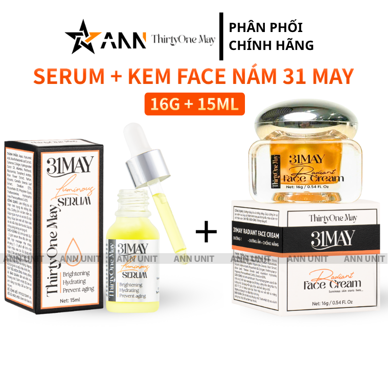 26559_41_20251013090605.png Combo Kem Nám 31may - Serum 31May Luminous 15ml Và Kem Face Nám 31May Radiant 16g - Mỹ Phẩm Thirty One May - CBDUONG31MAY