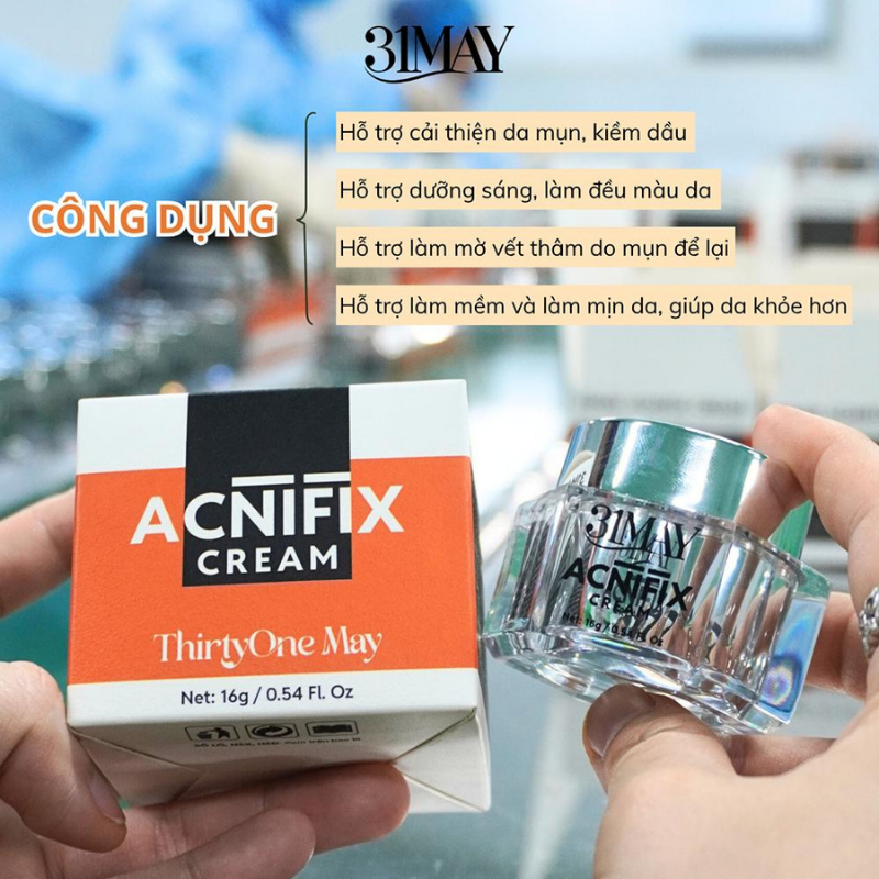 26562_49_20250811145948-6.png Combo Kem Mụn 31may Acnifix 15g & Serum Mụn 31may Acnidrop 10ml & Sữa Rửa Mặt 31may Hydra Cleanser 100ml - Mỹ Phẩm Thirty One May - CB3MUN31MAY