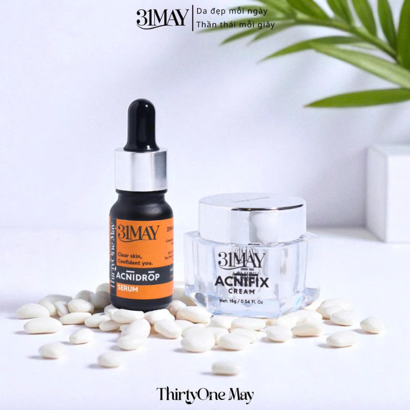26562_72_20250929100124-2.png Combo Kem Mụn 31may Acnifix 15g & Serum Mụn 31may Acnidrop 10ml & Sữa Rửa Mặt 31may Hydra Cleanser 100ml - Mỹ Phẩm Thirty One May - CB3MUN31MAY