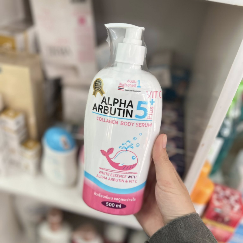 26568_27_20250816111009-1.png Sữa Dưỡng Thể Alpha Arbutin 5Plus+ Vit C Collagen Body Serum Princess Bkk Skin ThaiLand 500ml Có Tem - 8859389307765