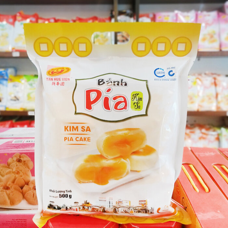 Bánh Pía Kim Sa Tân Huê Viên Thơm Ngon 480g (40g x 12 cái)