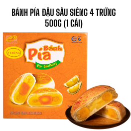 Bánh Pía 4 Trứng Đậu Sầu Riêng Tân Huê 500g (1 cái) - BPDSR4T