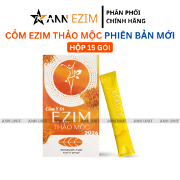Cốm Ezim Thảo Mộc Hộp 15 gói - Phiên Bản Mới - 8936230180057
