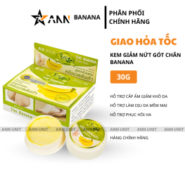 Kem Hỗ Trợ Cải Thiện Nứt Gót Chân Banana 30g - Kem Nứt Gót Chân Banana - 8858845310431