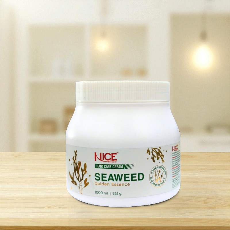 Kho sỉ kem Hấp Ủ Tóc Tảo Biển Seaweed Golen Esence Nice Cosmetic 1000ml