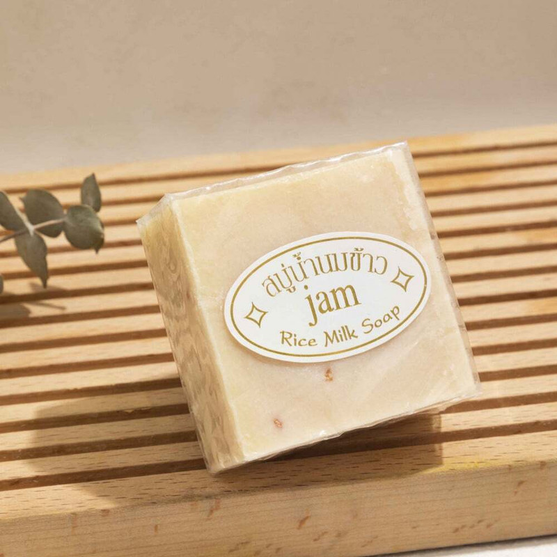 Combo 2 Cục Xà Phòng Cám Gạo Thái Lan Jam Rice Milk Soap 20g/Cục