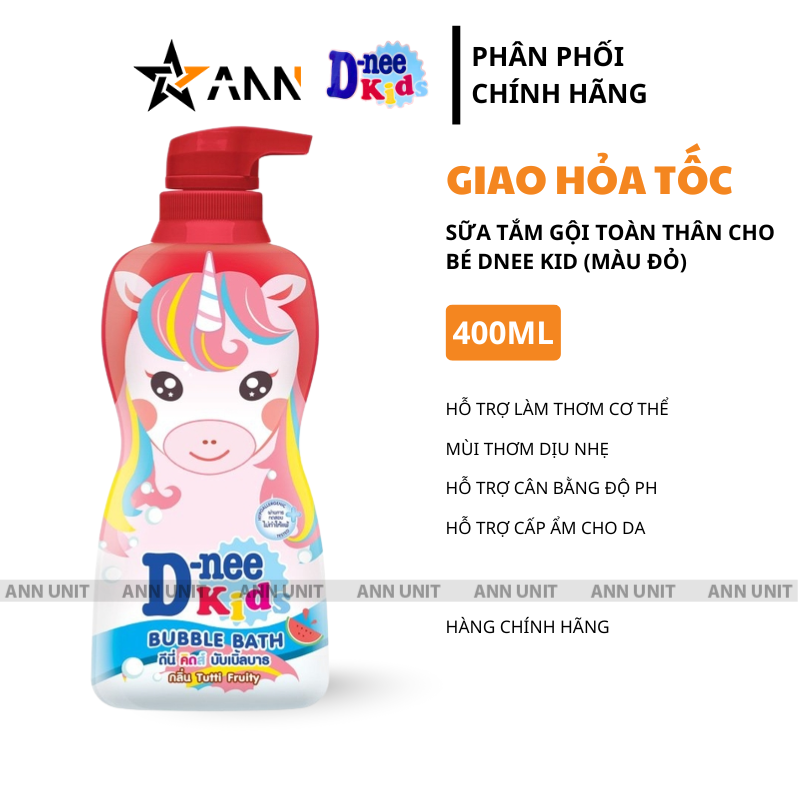 26694_1_20250904184006-3.png Sữa Tắm Gội Toàn Thân Cho Bé Dnee Kid Thái Lan Màu Đỏ 400ml hương dưa hấu hình con ngựa - 8851989064475