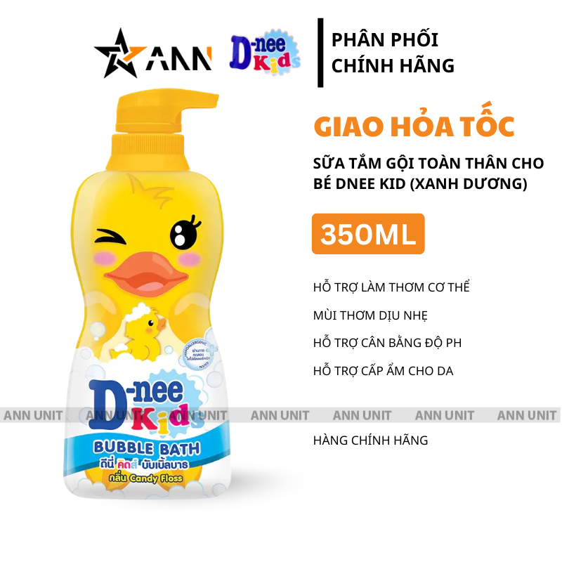 26696_khung-my-pham_20260611123226.png Sữa Tắm Gội Toàn Thân Cho Bé Dnee Kid Thái Lan Vịt Vàng 350ml - 8851989062310