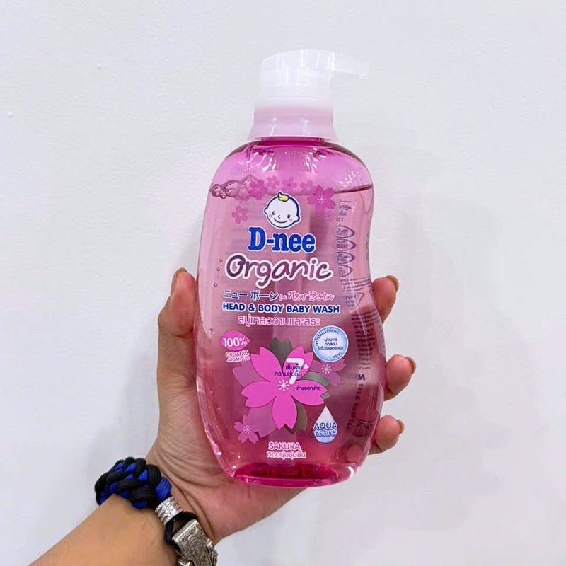 26698_17_20250905110600-2.png Sữa Tắm Gội Toàn Thân Cho Bé Sơ Sinh Dnee Organic Màu Hồng 380ml - 8851989060422