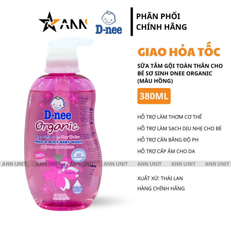 26698_3_20250905110557-2.png Sữa Tắm Gội Toàn Thân Cho Bé Sơ Sinh Dnee Organic Màu Hồng 380ml - 8851989060422