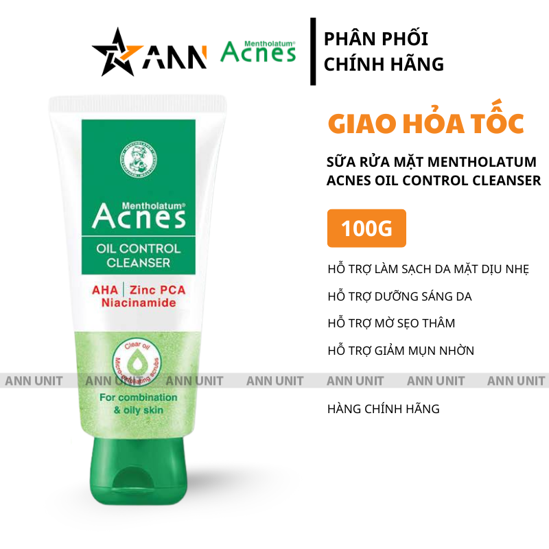 26703_2_20250905145916-1.png Sữa Rửa Mặt Mentholatum Acnes Oil Control Cleanser 100g - Sữa Rửa Mặt Acnes Dành Cho Da Dầu Nhờn - 8935006533837
