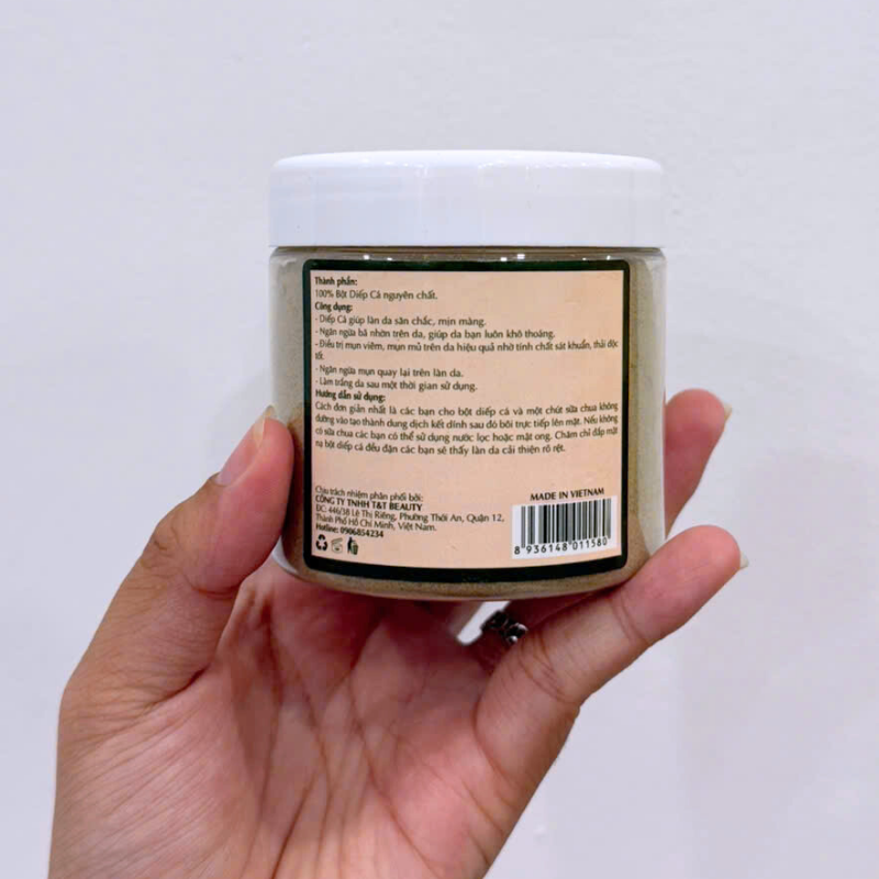 26797_90_20250929114015-1.png Bột Đắp Mặt Tắm Trắng Da Diếp Cá Nguyên Chất T&T Beauty 150g/Hộp - 8936148011580