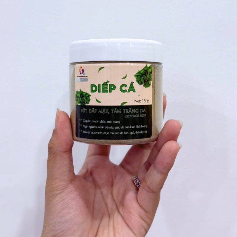 26797_91_20250929114015-1.png Bột Đắp Mặt Tắm Trắng Da Diếp Cá Nguyên Chất T&T Beauty 150g/Hộp - 8936148011580