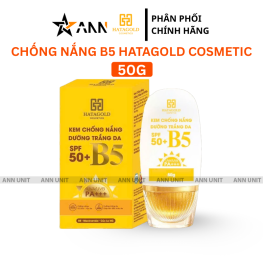 Kem Chống Nắng Dưỡng Sáng Da Spf 50+ B5 Uva/Uvb Pa+++ Hatagold 50g - 8936061332106