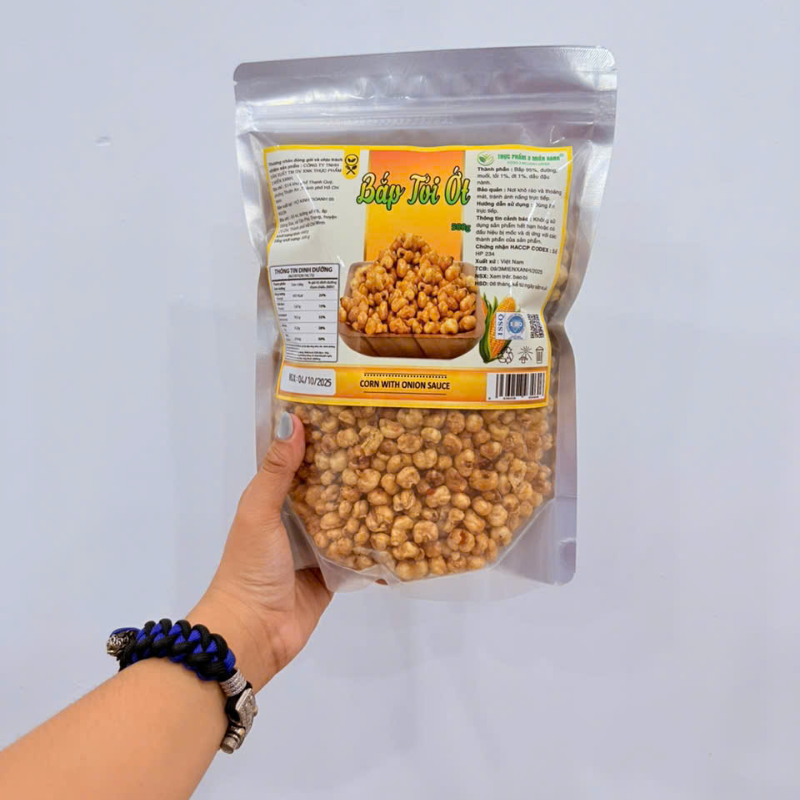 Giá sỉ bắp Tỏi Ớt 500g Thơm Ngon