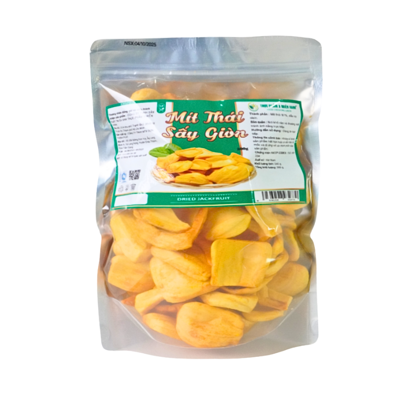 Mít Thái Sấy Giòn 300g Thơm Ngon Túi Zip
