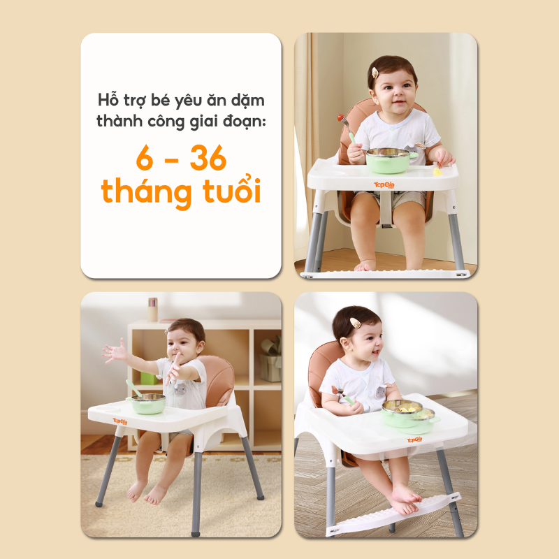 Ghế Dặm Ăn Cho Bé Top Gia Có Tùy Chỉnh Cao Thấp