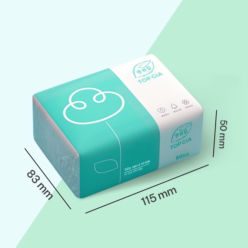 26901_13_20251017093222.png 1 Thùng 30 Gói Khăn Giấy Ăn 3 Màu Top Gia Loại Nhỏ - KGR14