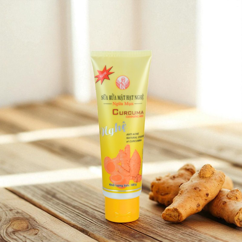Sữa Rửa Mặt Hạt Nghệ Ngừa Mụn Thorakao 100g